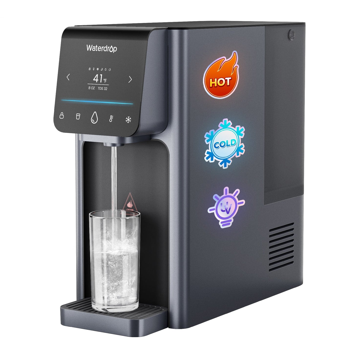 Distributeur d’eau filtrée chaude et froide Waterdrop A1 – Système à osmose inverse