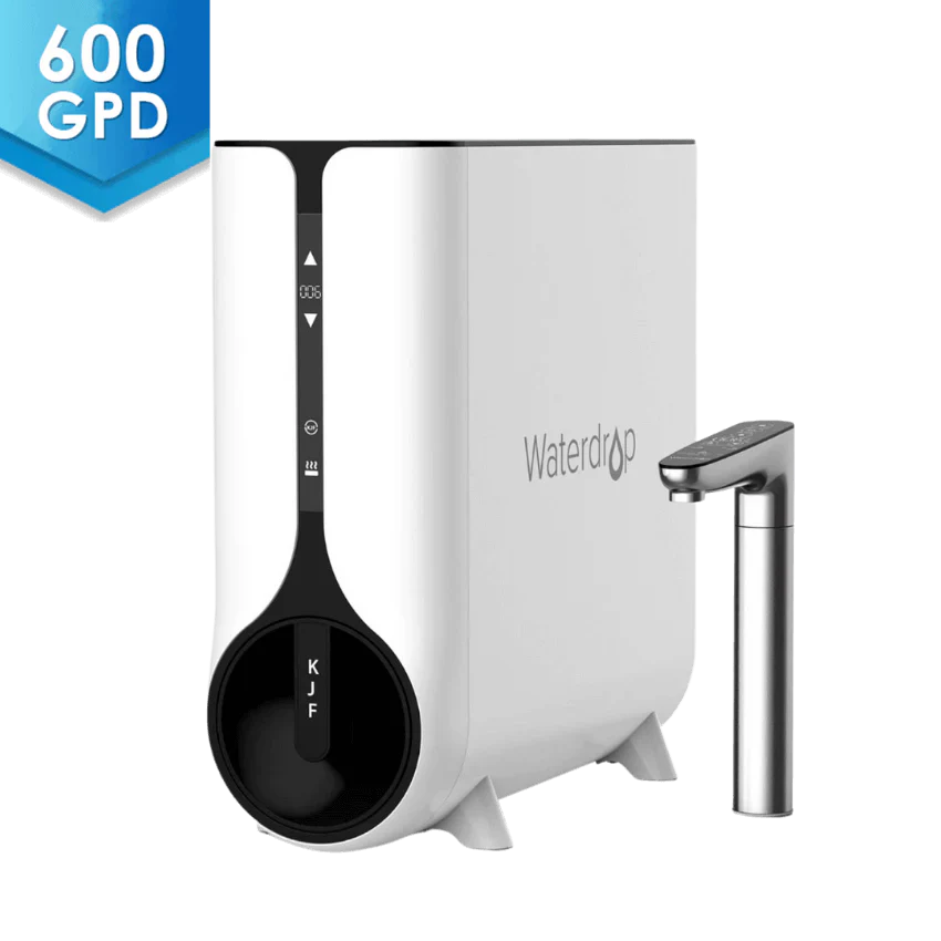 Distributeur d'eau chaude instantanée avec osmose inverse – Waterdrop K6