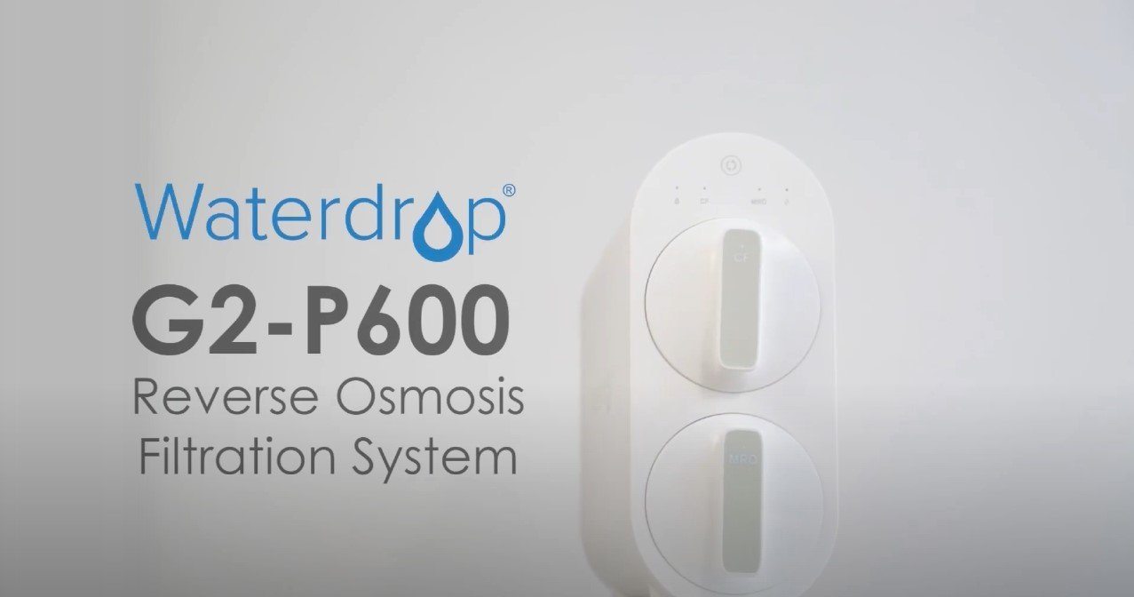 Système de filtration d'eau par osmose inverse Waterdrop G2P600 pour la maison