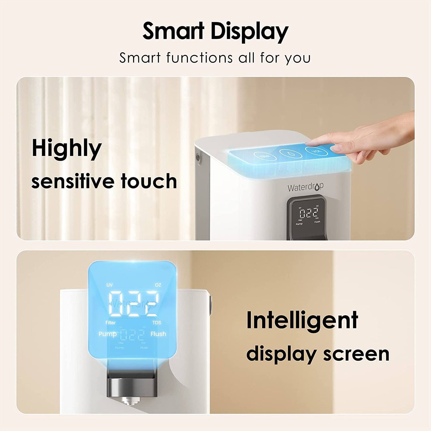 Système de Filtration d'Eau par Osmose Inverse sur Comptoir – Waterdrop K19