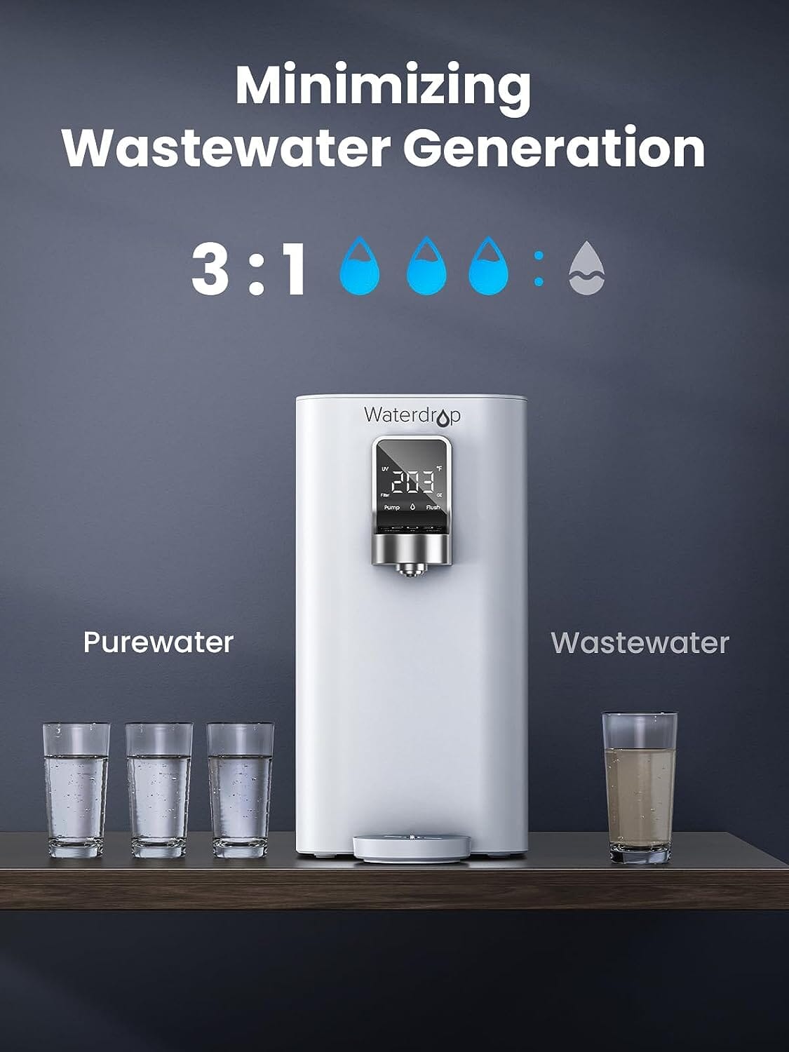 Système d'Osmose Inverse Instantané avec Eau Chaude – Waterdrop K19