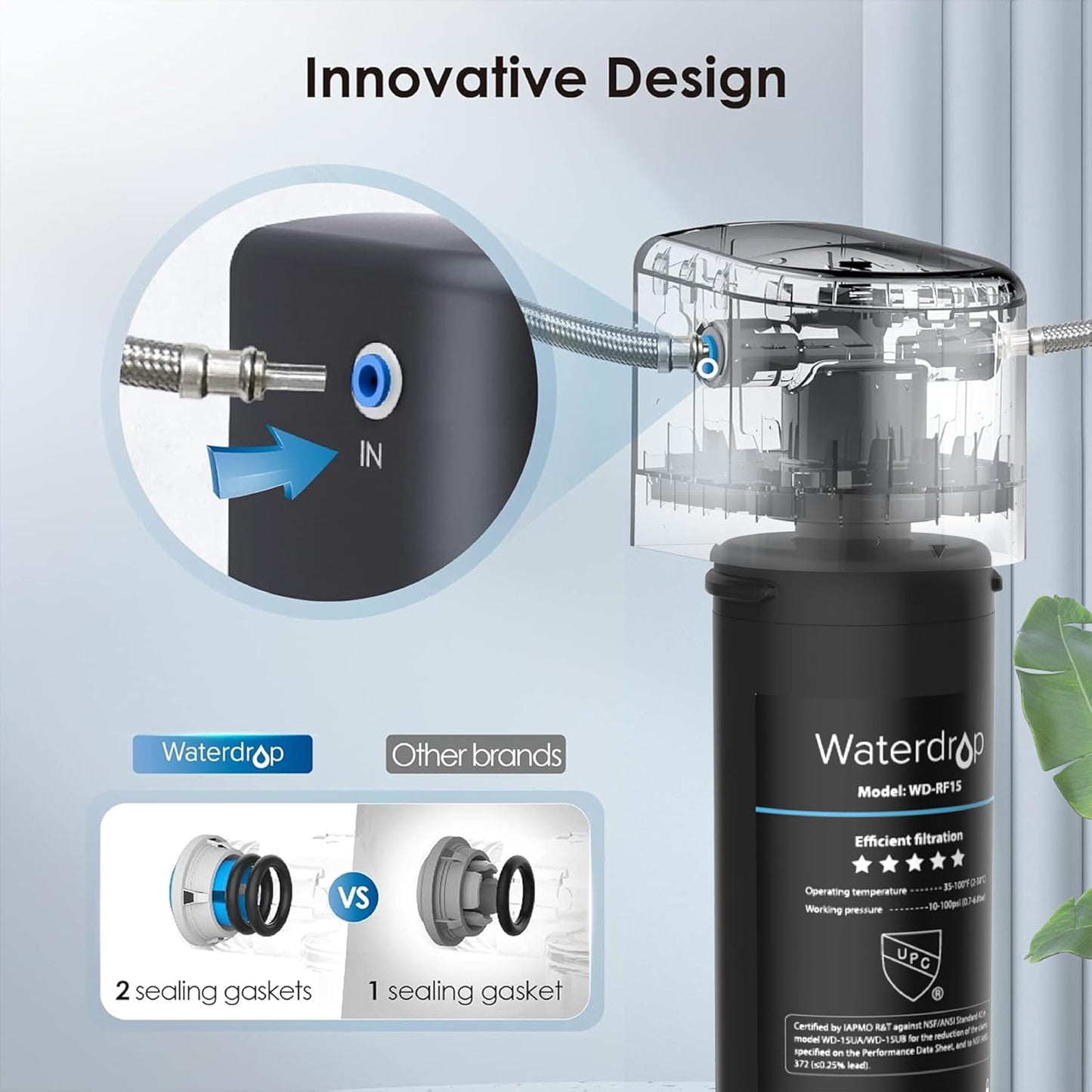 Système de Filtration d’Eau Sous Évier avec Robinet Dédié – Modèles WD-10UB-UF / WD-15UB-UF / WD-17UB-UF