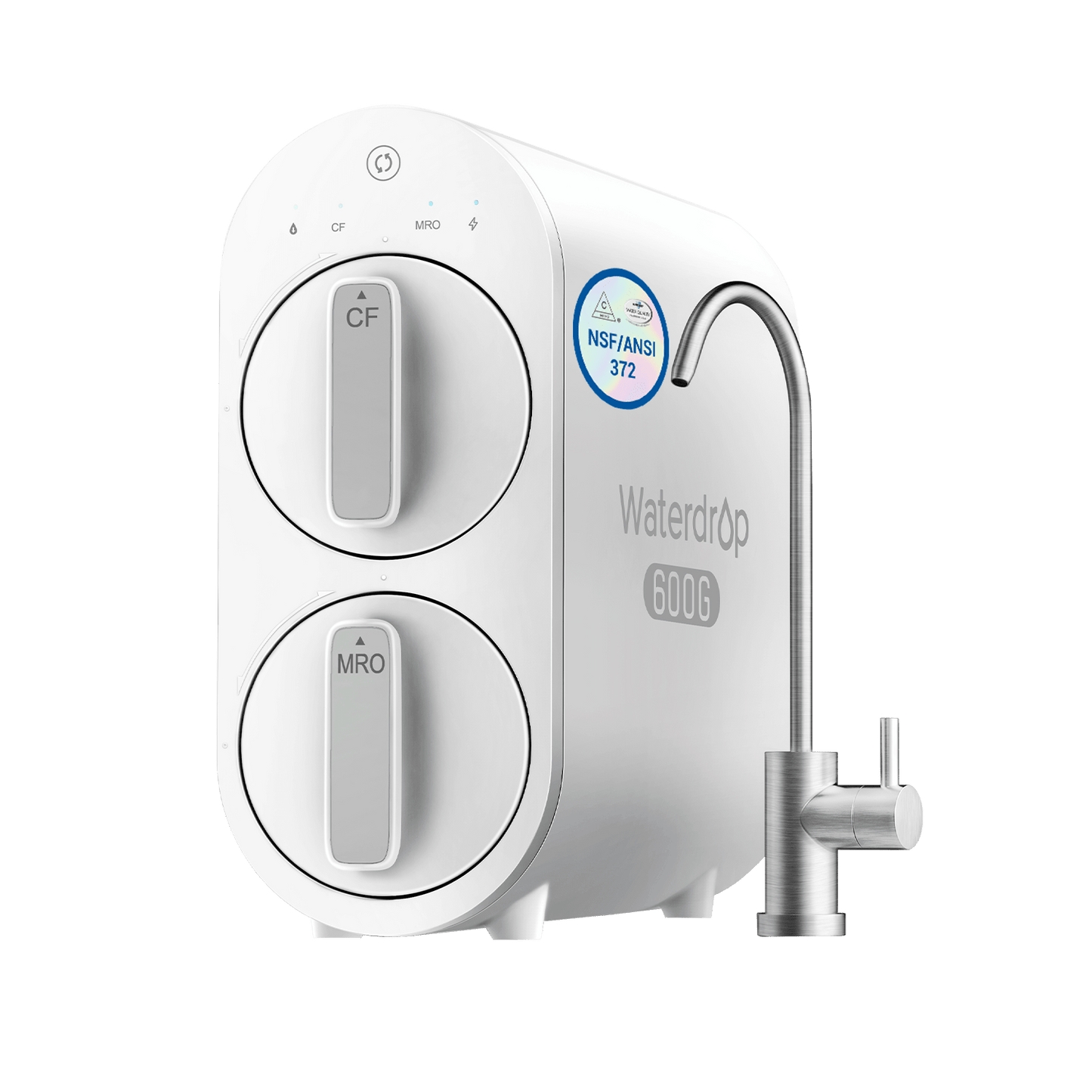 Système de filtration d'eau par osmose inverse Waterdrop G2P600 pour la maison